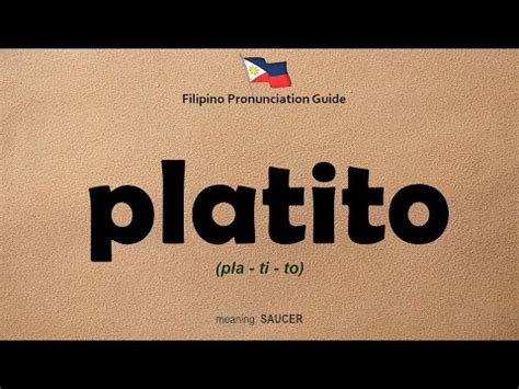 platito clipart|Platito in English: Definition of the Tagalog word platito.